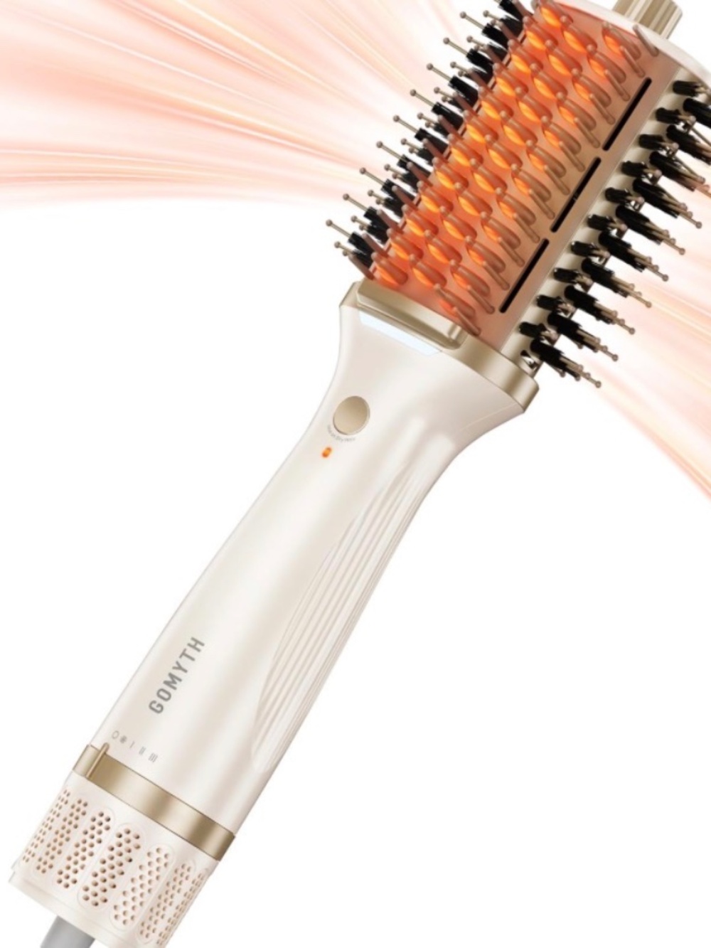 GOMYTH Upgraded 5-In-1 Blow Dryer Brush With Heated Comb - Volumizer Hair Dryer